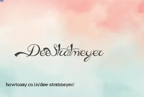 Dee Stratmeyer