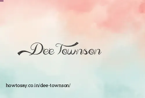 Dee Townson
