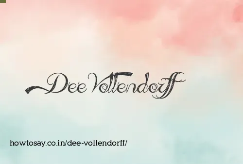 Dee Vollendorff