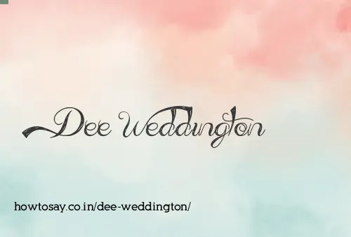 Dee Weddington