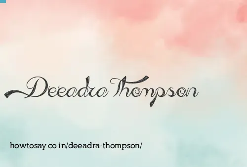 Deeadra Thompson