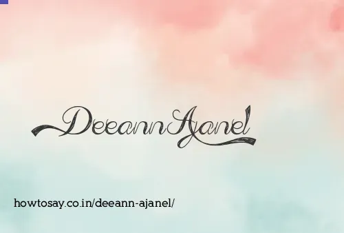 Deeann Ajanel