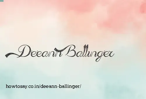 Deeann Ballinger