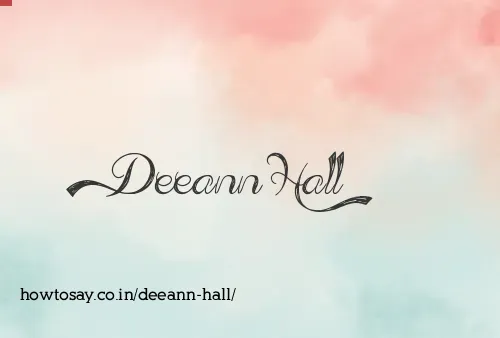 Deeann Hall