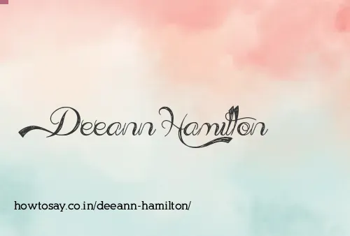 Deeann Hamilton