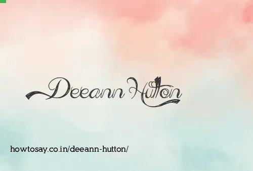 Deeann Hutton