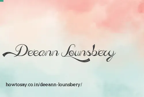 Deeann Lounsbery
