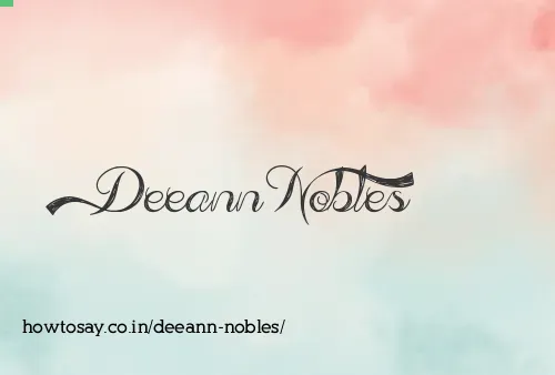 Deeann Nobles