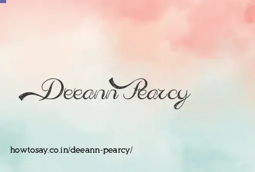 Deeann Pearcy