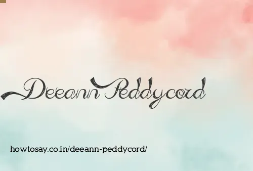 Deeann Peddycord