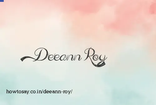 Deeann Roy