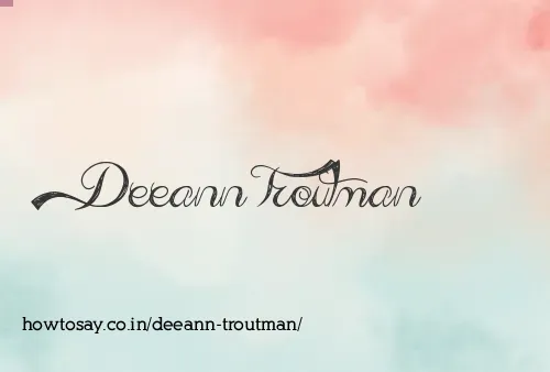 Deeann Troutman