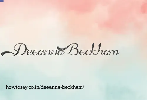Deeanna Beckham