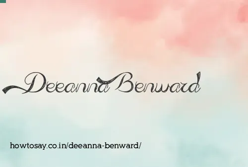 Deeanna Benward