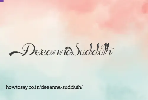 Deeanna Sudduth