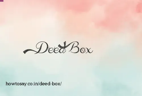 Deed Box
