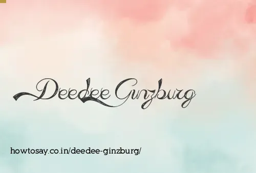 Deedee Ginzburg