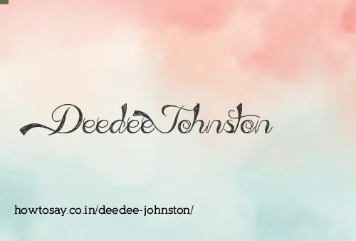 Deedee Johnston