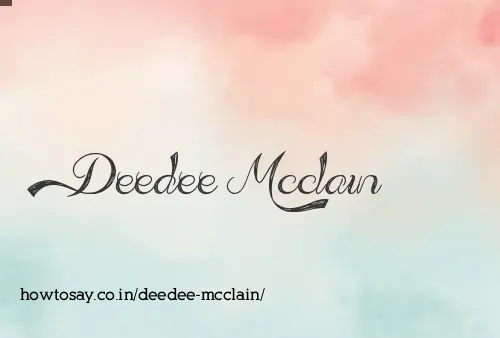 Deedee Mcclain