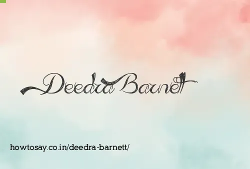 Deedra Barnett