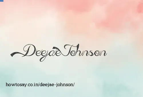 Deejae Johnson