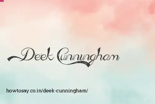 Deek Cunningham