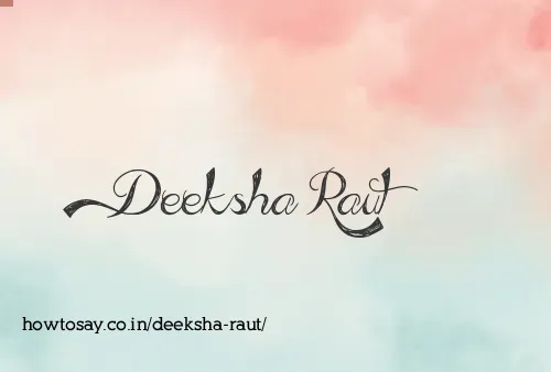 Deeksha Raut