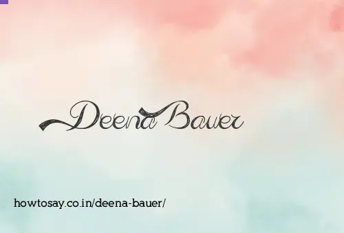 Deena Bauer