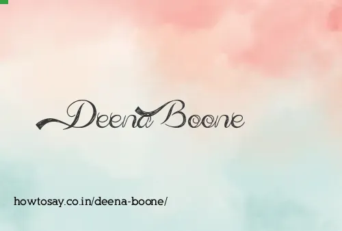 Deena Boone