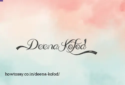 Deena Kofod