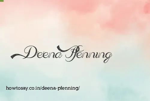 Deena Pfenning