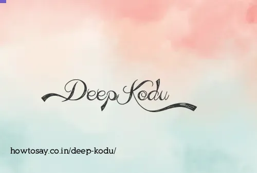 Deep Kodu