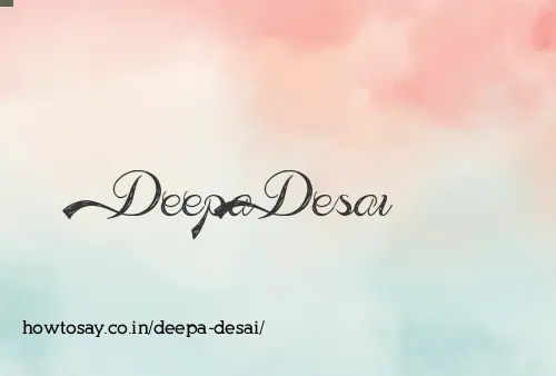 Deepa Desai