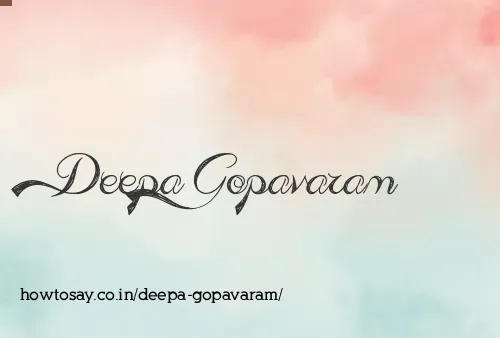 Deepa Gopavaram