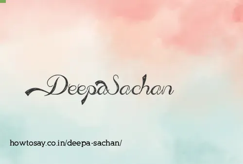 Deepa Sachan