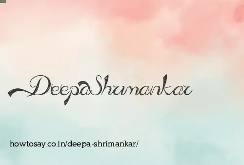 Deepa Shrimankar