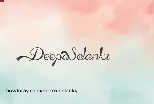 Deepa Solanki