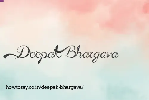Deepak Bhargava