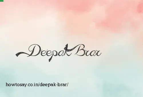 Deepak Brar