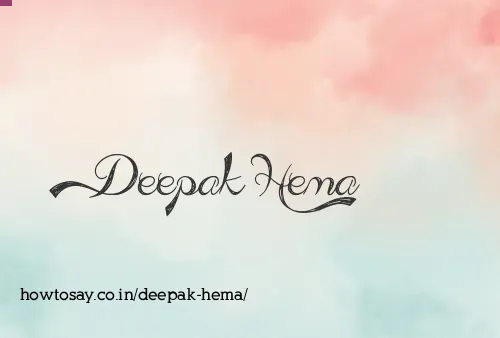 Deepak Hema