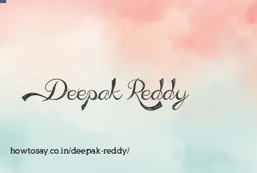 Deepak Reddy