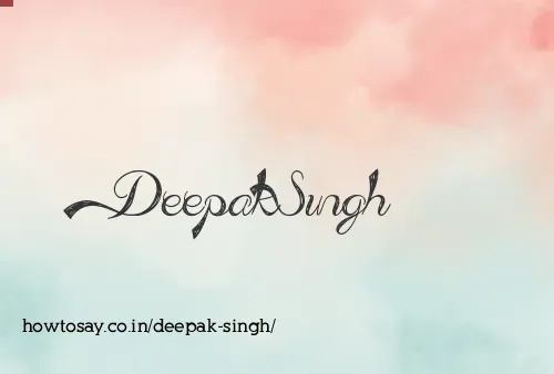 Deepak Singh