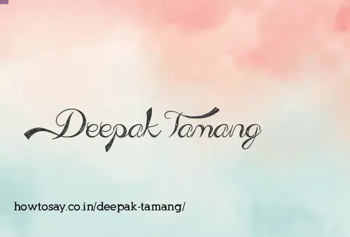 Deepak Tamang