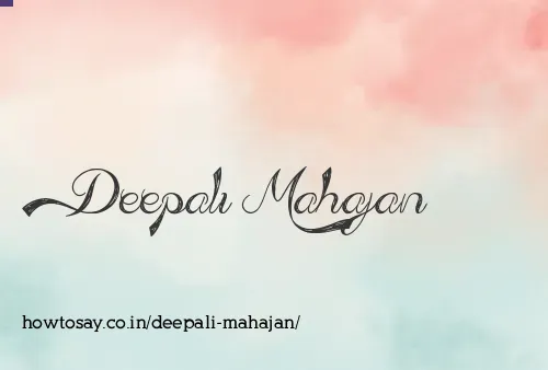Deepali Mahajan