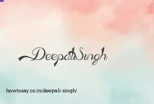 Deepali Singh