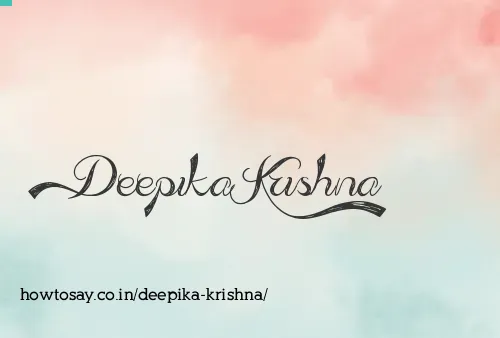 Deepika Krishna