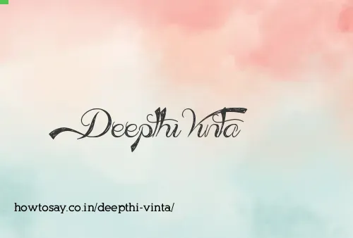 Deepthi Vinta