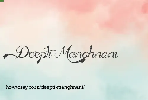 Deepti Manghnani