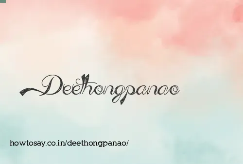 Deethongpanao
