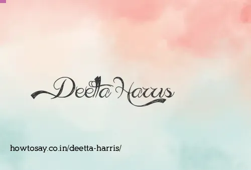 Deetta Harris